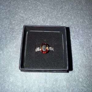 BP Pink and Green Gemstone Ring Sz 9